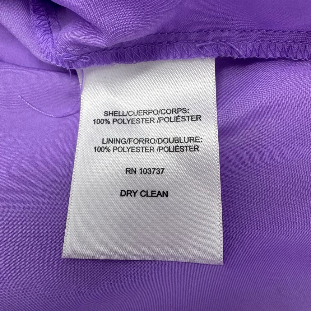 Donna Morgan Lavender Lace Dress Straps Lavender US 8 Romantic Babydoll Brunch - Picture 10 of 11